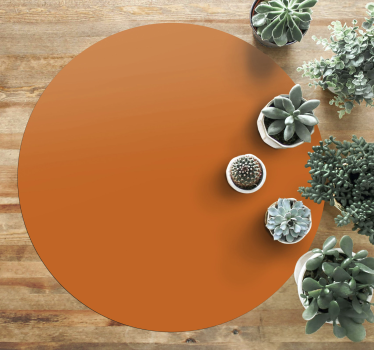 Tappeto vinile arancione calde tonalità della terra - TenStickers