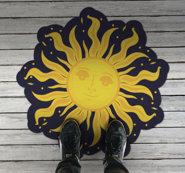 Tappeto vinile natura carattere solare - TenStickers
