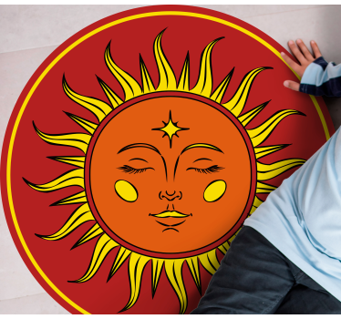 Tappeto vinile natura viso soleggiato - TenStickers