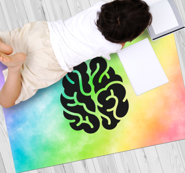 Tappeto vinile per bambini arcobaleno educativo - TenStickers