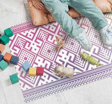 Tappeto vinile per bambini gioco geometrico - TenStickers