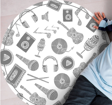 Tappeto vinile per bambini modelli di strumenti musicali - TenStickers