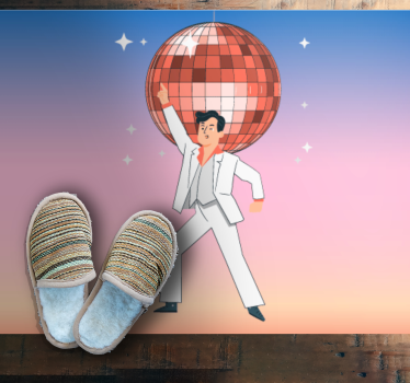 Tappeto vinile per bambini atmosfera da festa danzante - TenStickers