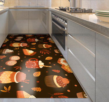 Tappeto pvc cucina gioia dell'indulgenza zuccherina - TenStickers