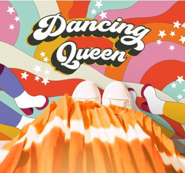 Tappeto vinile per bambini modello della regina danzante - TenStickers