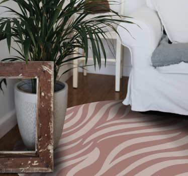 Tappeto vinile stampa animale eleganti strisce zebrate - TenStickers