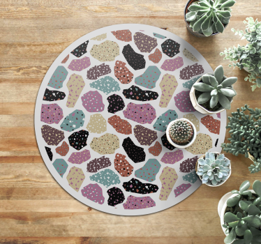 Tappeto vinile stampa animale terrazzo maculato - TenStickers