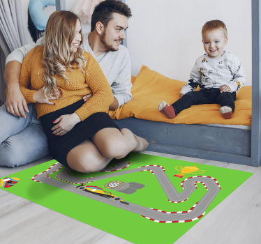 Tappeto vinile strade circuito dell'autodromo - TenStickers