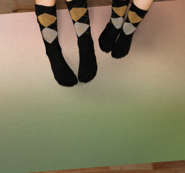 Zerbino pvc sfumatura di colori - TenStickers