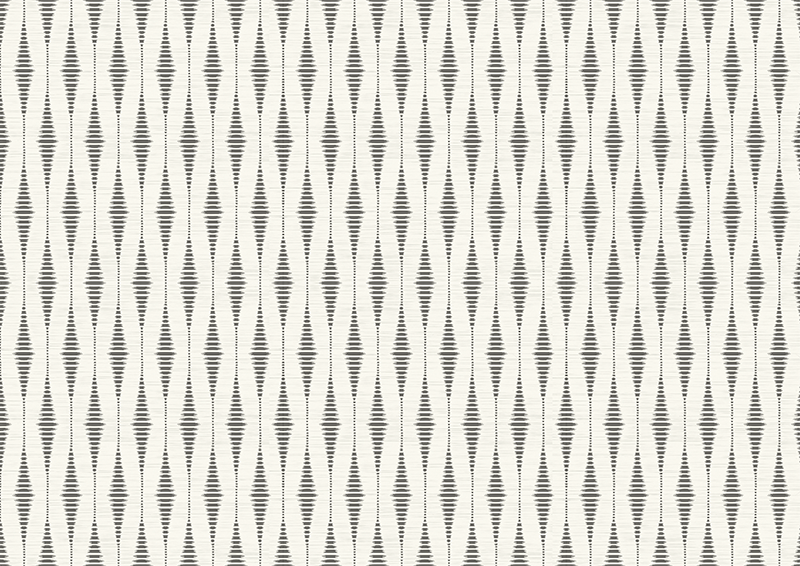 Tappeto vinile moderno rabaul ikat grigio e beige - TenStickers