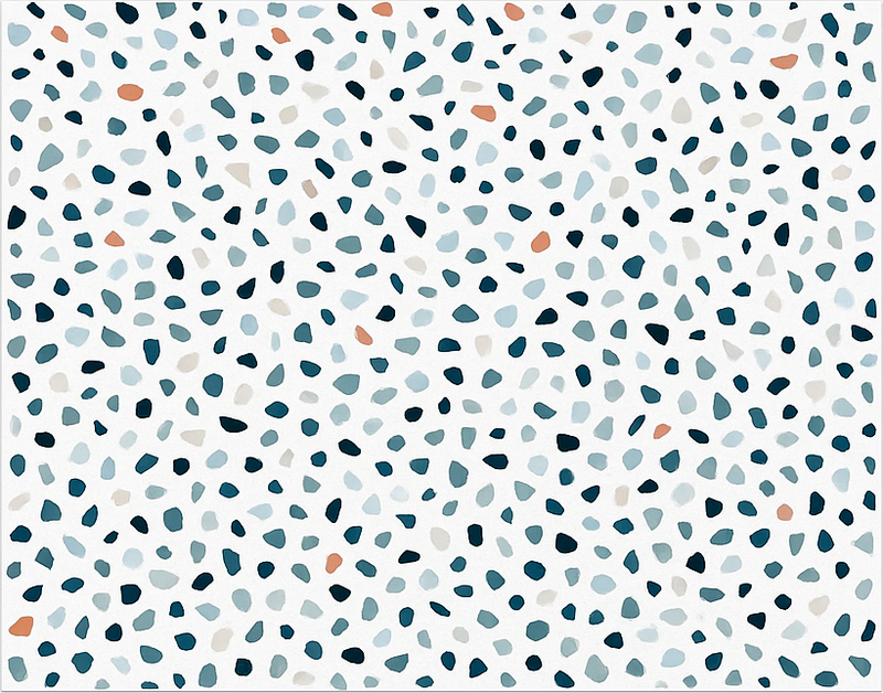 Tappeto pvc cucina piccole pietre colorate - TenStickers