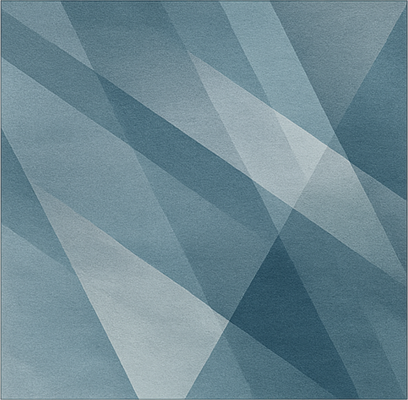 Tappeto vinile sala da pranzo gradiente geometrico astratto - TenStickers