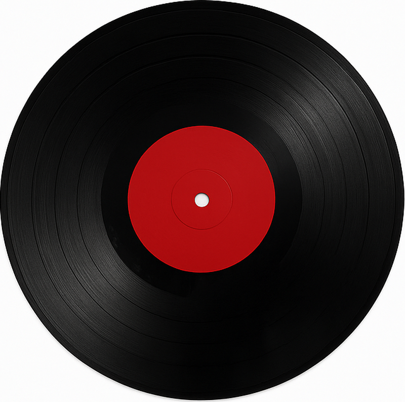 Tappeto vinile sala da pranzo vinile gigante disco - TenStickers