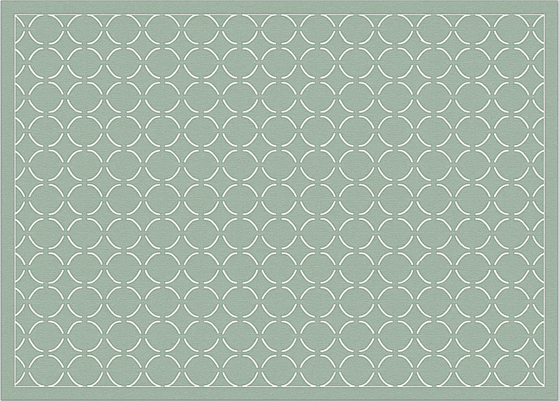 Tappeto pvc cucina rete celadon smorzato - TenStickers