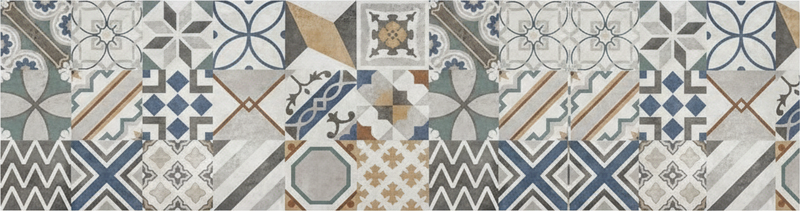 Tappeto pvc cucina patchwork geometrico eclettico - TenStickers