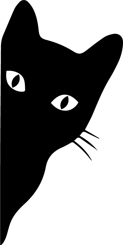 Tappeto vinile animali gatto che osserva - TenStickers