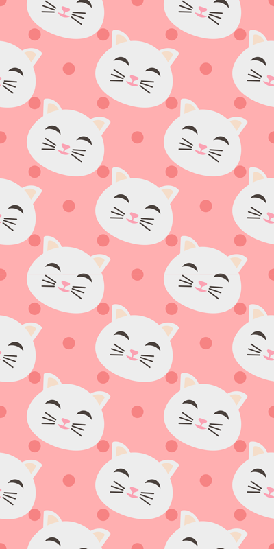 Tappeto vinile animali gattini divertenti - TenStickers
