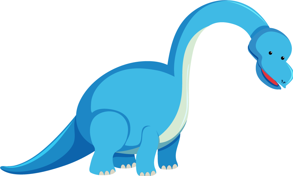 Tappeto vinile animali figura di dinosauro carina - TenStickers