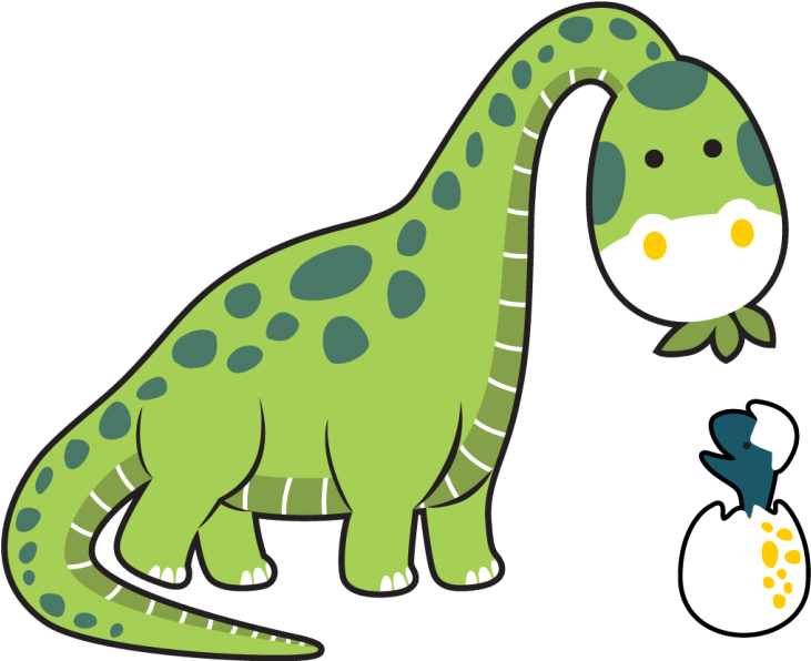 Tappeto vinile animali piccolo dinosauro cucciolo - TenStickers
