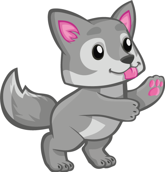 Tappeto vinile animali personaggio cucciolo giocherellone - TenStickers