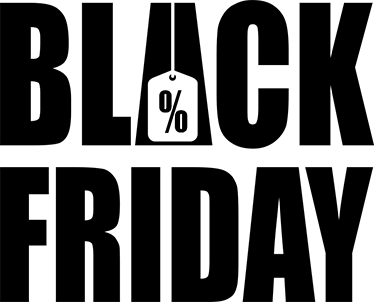 Tappeto vinile black friday sfondo bianco semplice - TenStickers