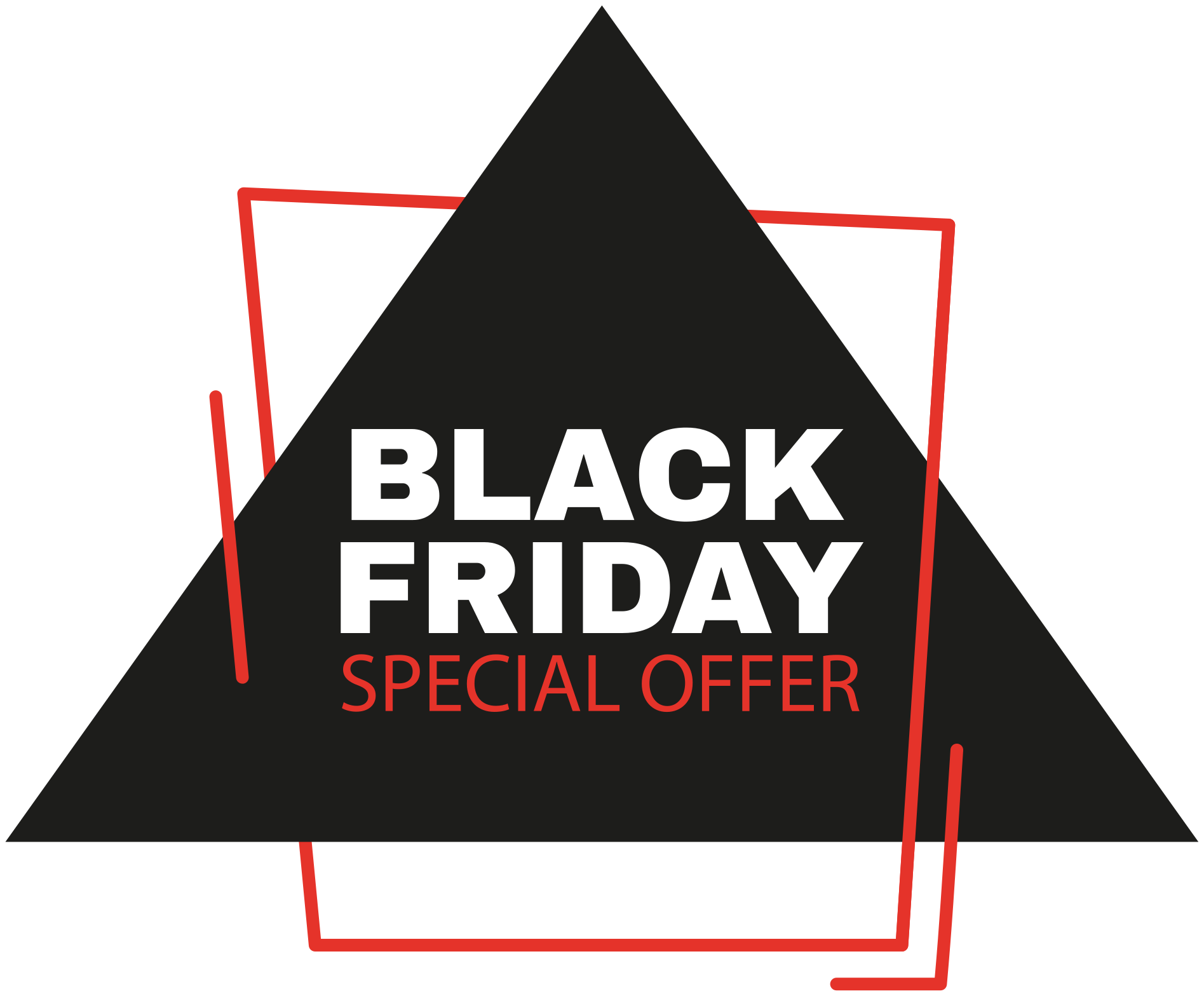 Tappeto vinile black friday insegna black friday - TenStickers