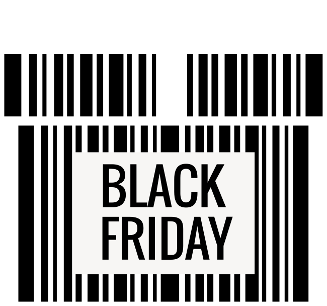 Tappeto vinile black friday codice a barre - TenStickers