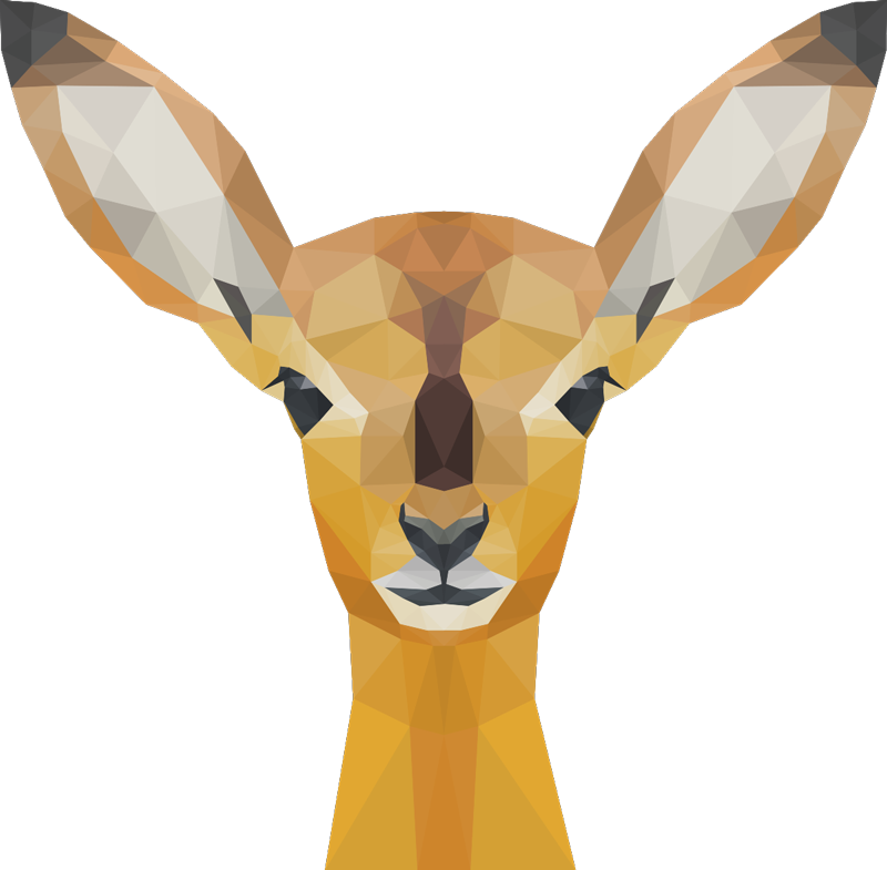 Tappeto vinile animali cervo - TenStickers