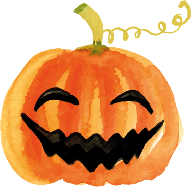 Tappeto vinile halloween zucca felice - TenStickers