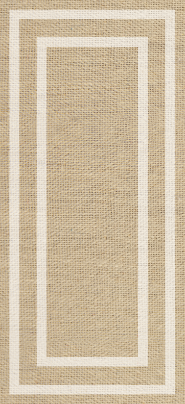 Tappeto vinile minimalista texture beige intrecciata - TenStickers