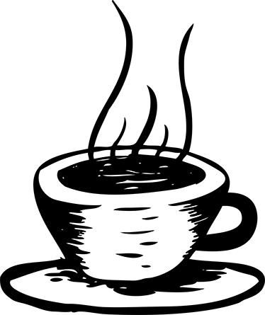 Tappeto pvc cucina caffè con latte - TenStickers