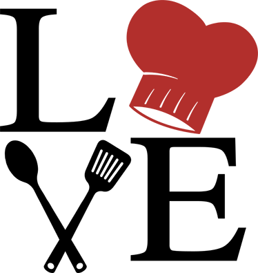 Tappeto pvc cucina amore per lo chef - TenStickers