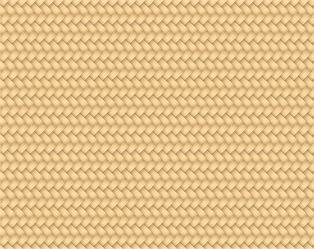 Tappeto vinile sala da pranzo in vimini - TenStickers