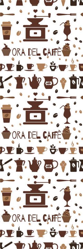 Tappeto pvc cucina momento caffè - TenStickers