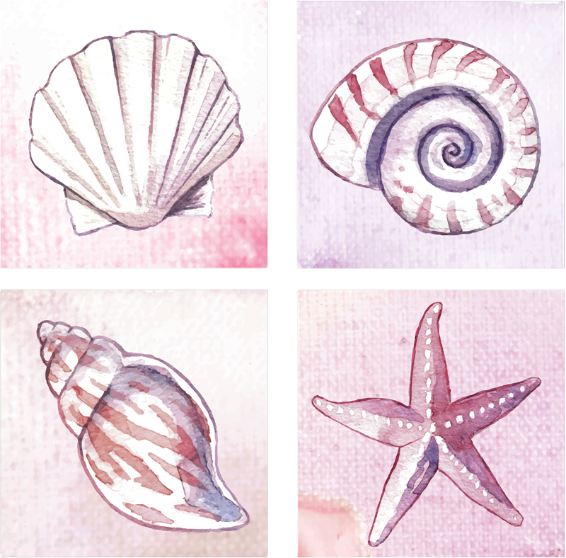 Tappeto vinile bagno piastrelle vita marina - TenStickers