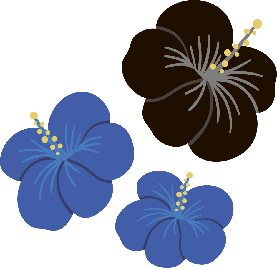 Tappeto vinile fiori arrangiamento floreale ibisco - TenStickers