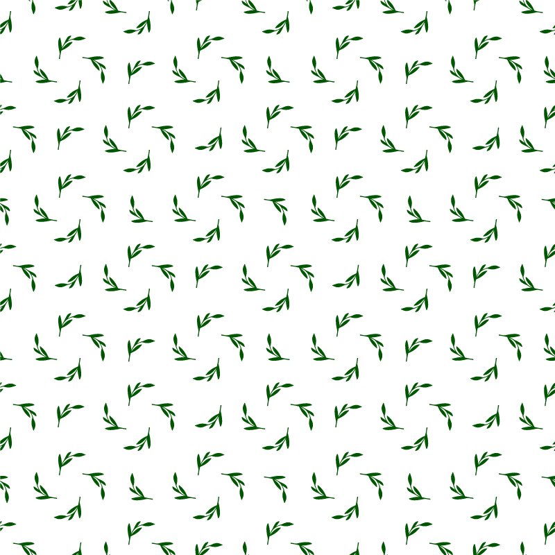 Tappeto vinile fiori illustrazione foglia botanica - TenStickers