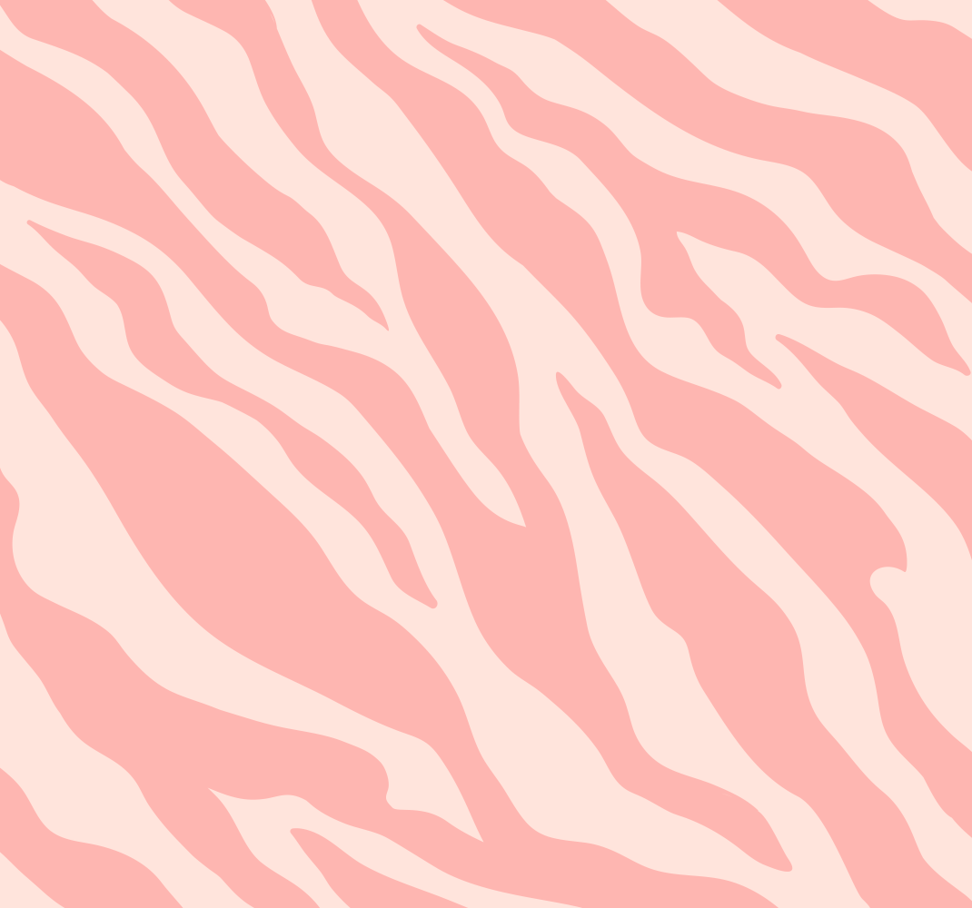 Tappeto vinile stampa animale zebra rosa - TenStickers