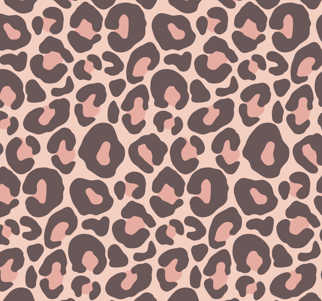 Tappeto vinile stampa animale leopardato rosa - TenStickers