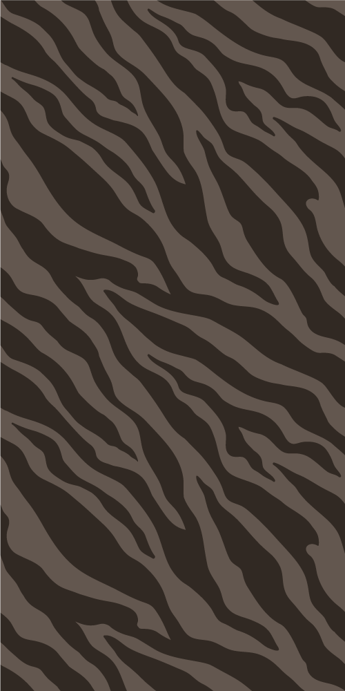 Tappeto vinile stampa animale motivo zebra scuro - TenStickers