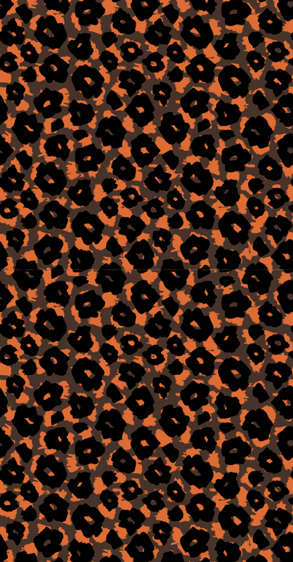 Tappeto vinile stampa animale imitazione leopardo kalahari - TenStickers