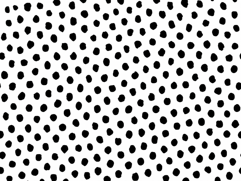 Tappeto vinile stampa animale dalmata bianco e nero - TenStickers