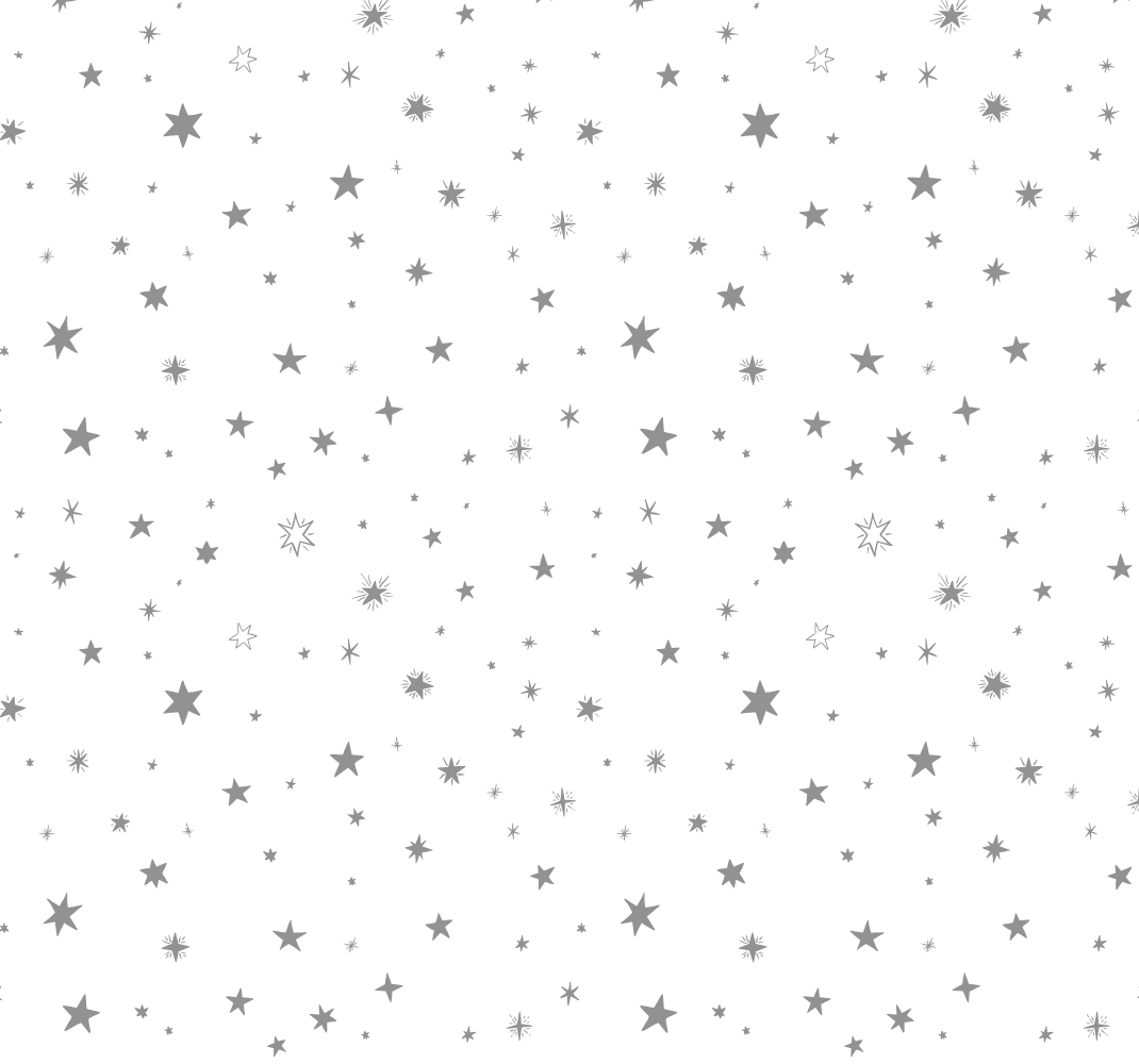Tappetto vinile stelle sfondo grigio con stelle bianche - TenStickers