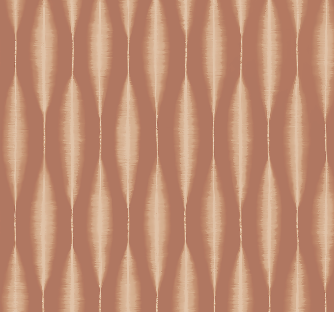 Tappeto vinile geometrico ikat kasuri mousse mocha - TenStickers