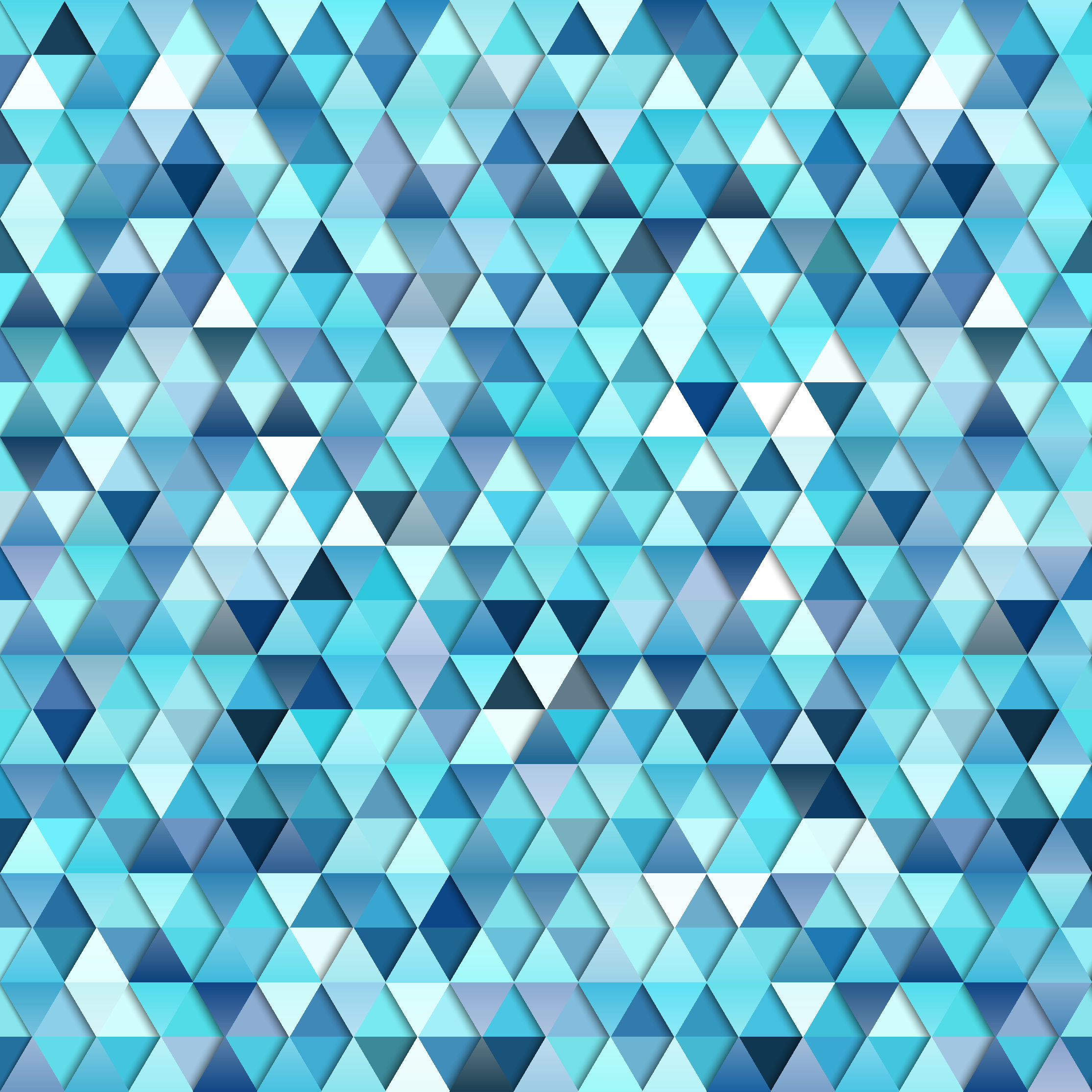Tappeto vinile geometrico astratto blu - TenStickers