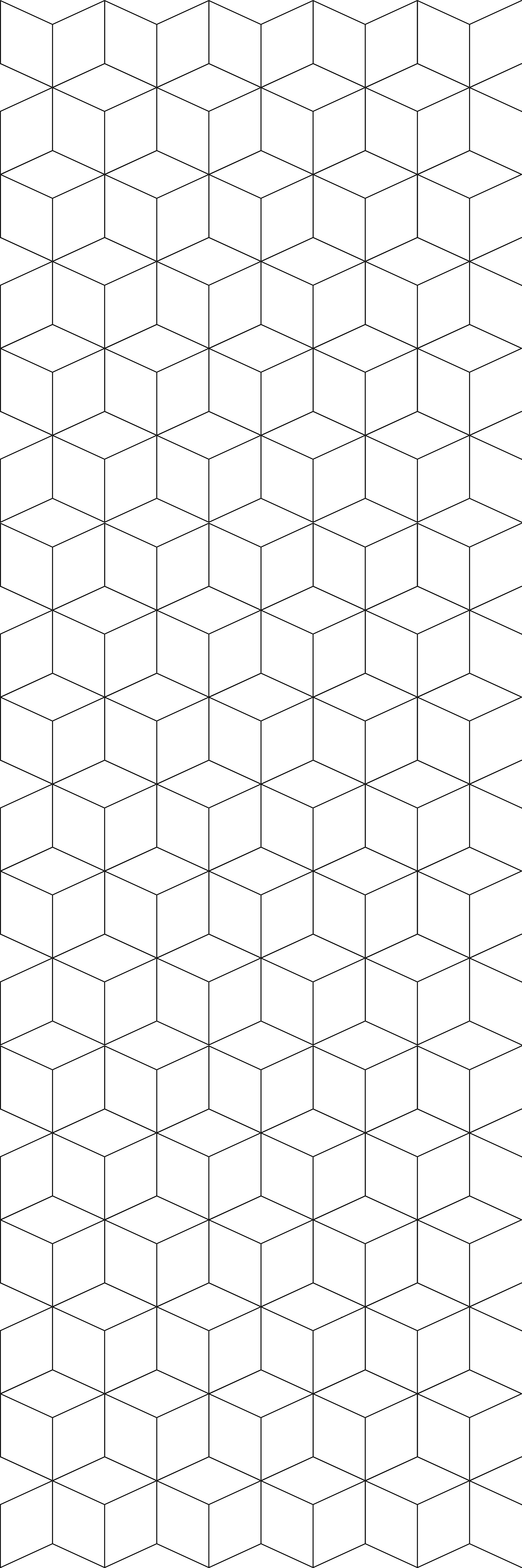 Tappeto vinile geometrico motivo cubi geometrici - TenStickers