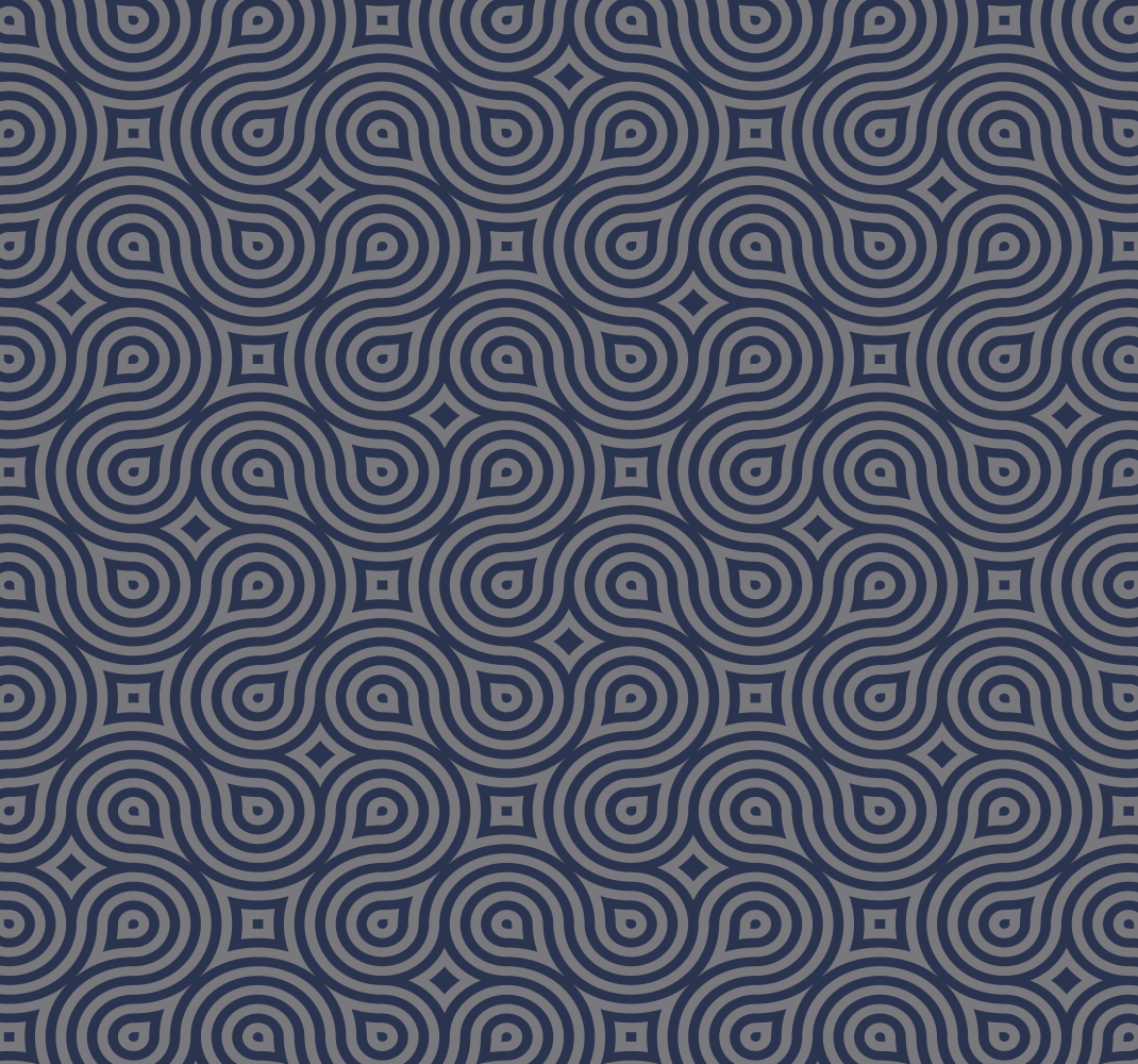 Tappeto vinile geometrico forme geometriche blu - TenStickers