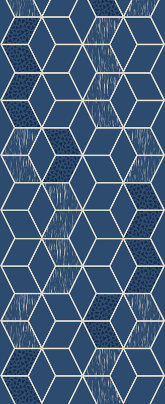 Tappeto vinile geometrico vittoria invecchiato - TenStickers