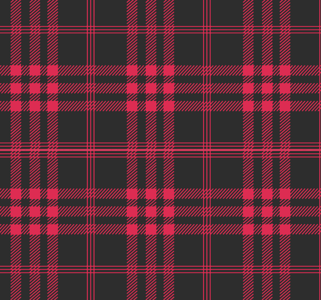 Tappeto vinile natale motivo tartan natalizio - TenStickers