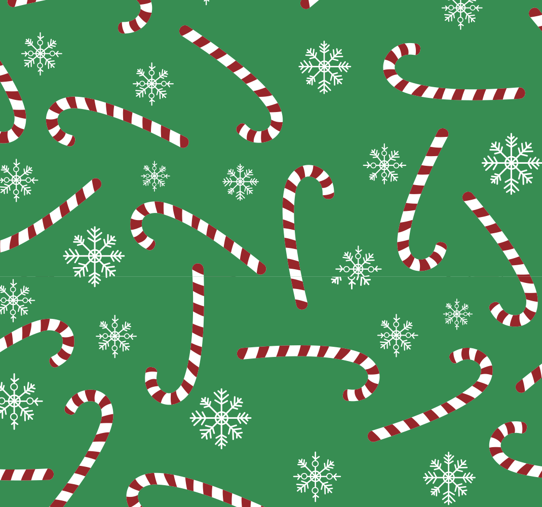 Tappeto vinile natale natale di caramelle - TenStickers